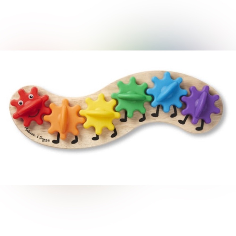 Melissa & Doug Wooden Caterpillar Gears Toy *NEW in box*
